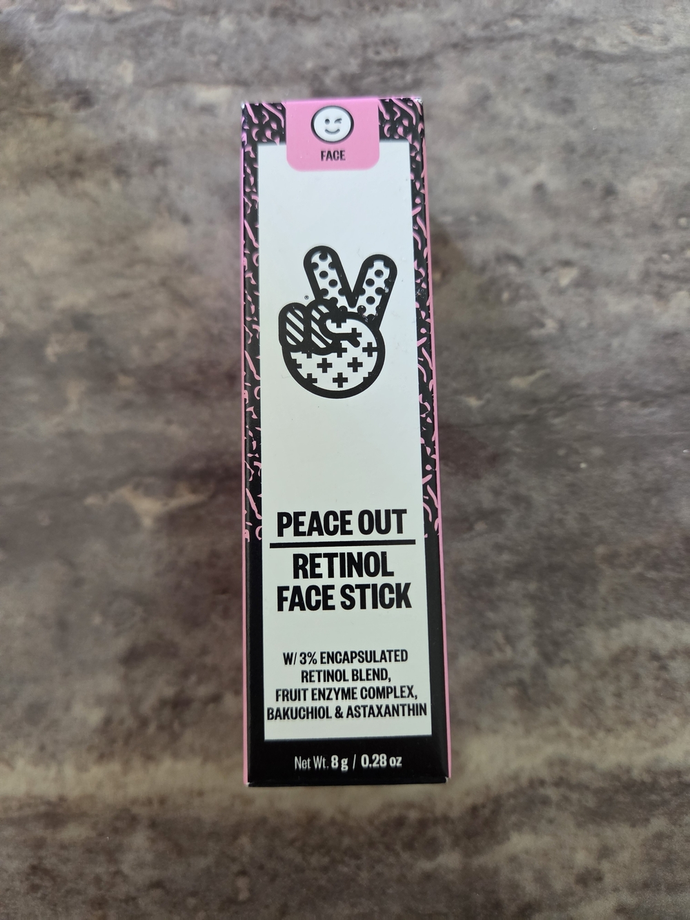 Peace Out Retinol Face Stick — Pink